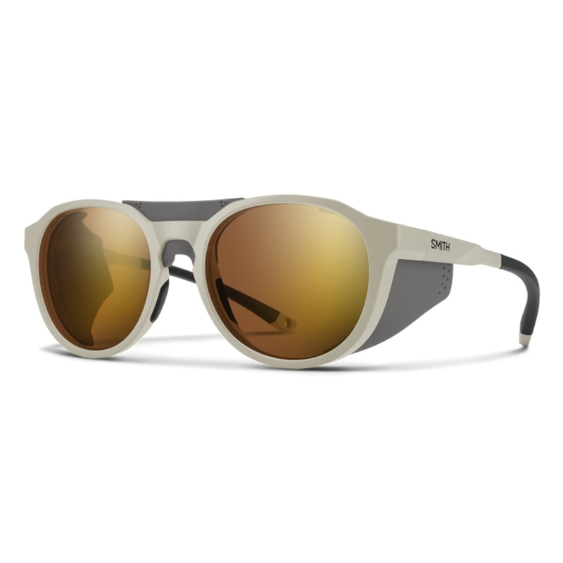 Venture Sunglasses|Matte Bone + ChromaPop Glacier Photochromic Copper Gold Mirror