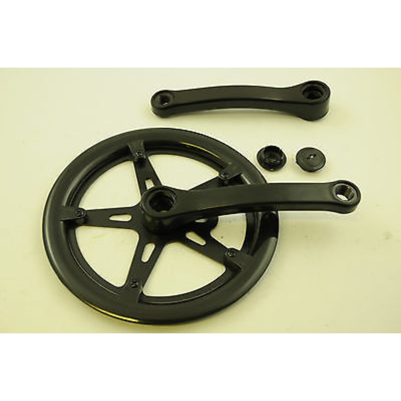 46 TEETH 3-32 BIKE CHAINWHEEL & CRANK SET 152mm SHORT ARM IDEAL FOR KNEE PROBLEM