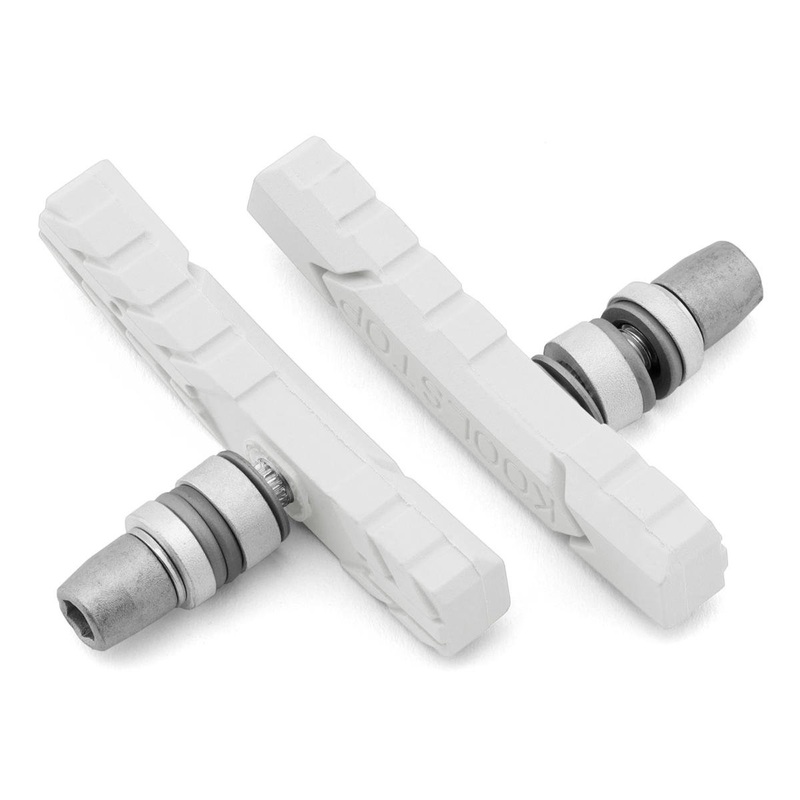 Kool Stop All Terrain Brake Pads (White) (Threaded) (1 Pair)