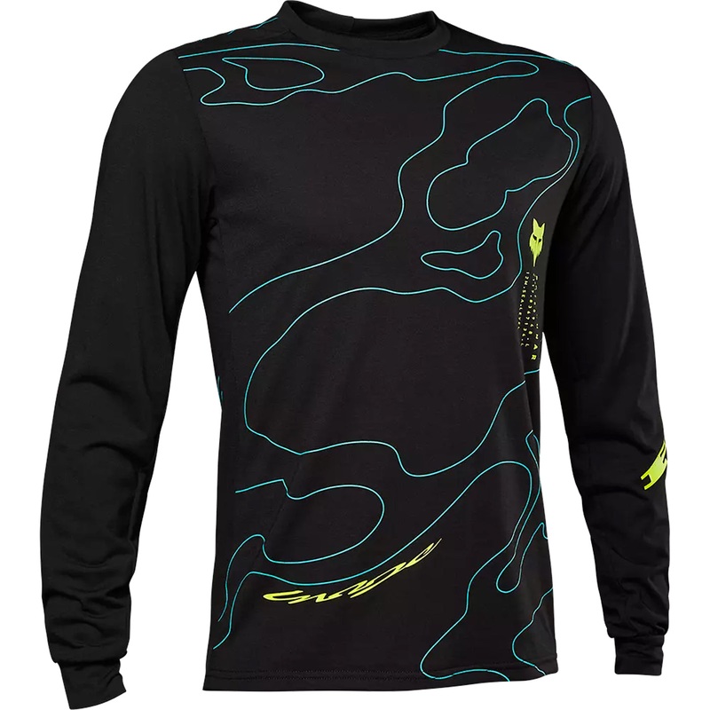 Maglia maniche lunghe Fox Ranger Lunar drirelease Mid – Nero
