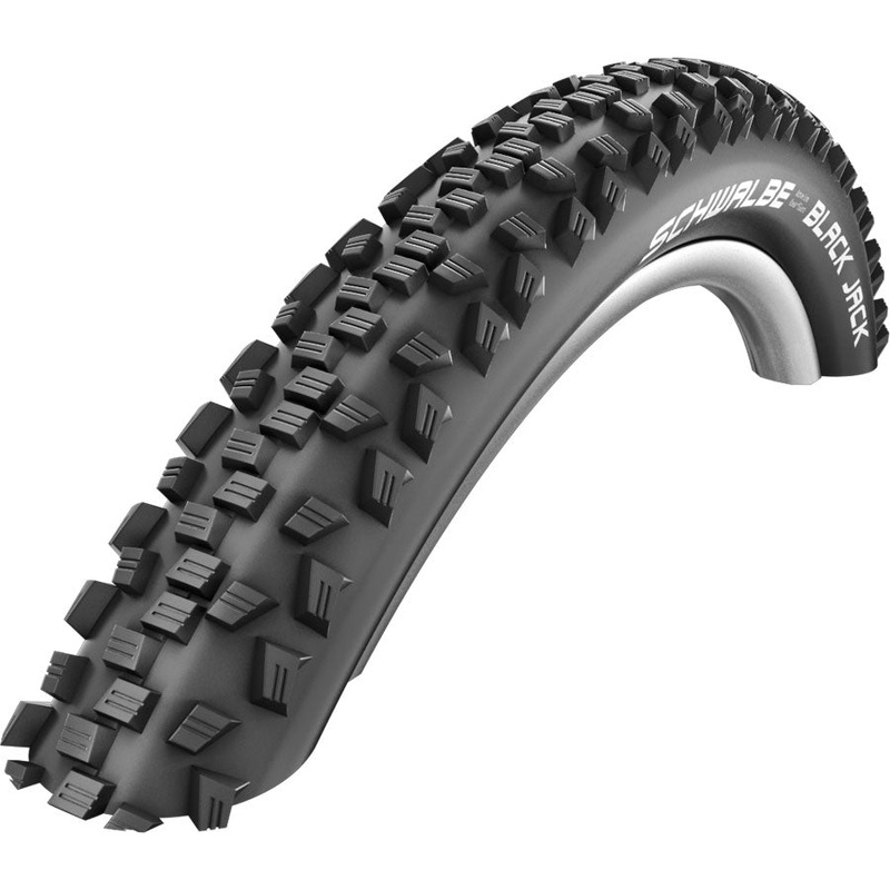 26 Bike Tyre Clincher Schwalbe Black Jack Active Wire Black