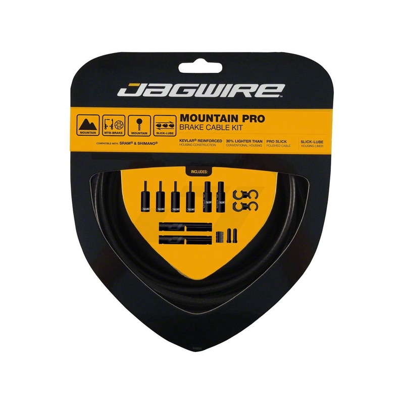 Jagwire Mountain Pro Brake Cable Kit (Stealth Black) (Stainless) (1.5mm) (1500/2800mm) (w/ Housing)