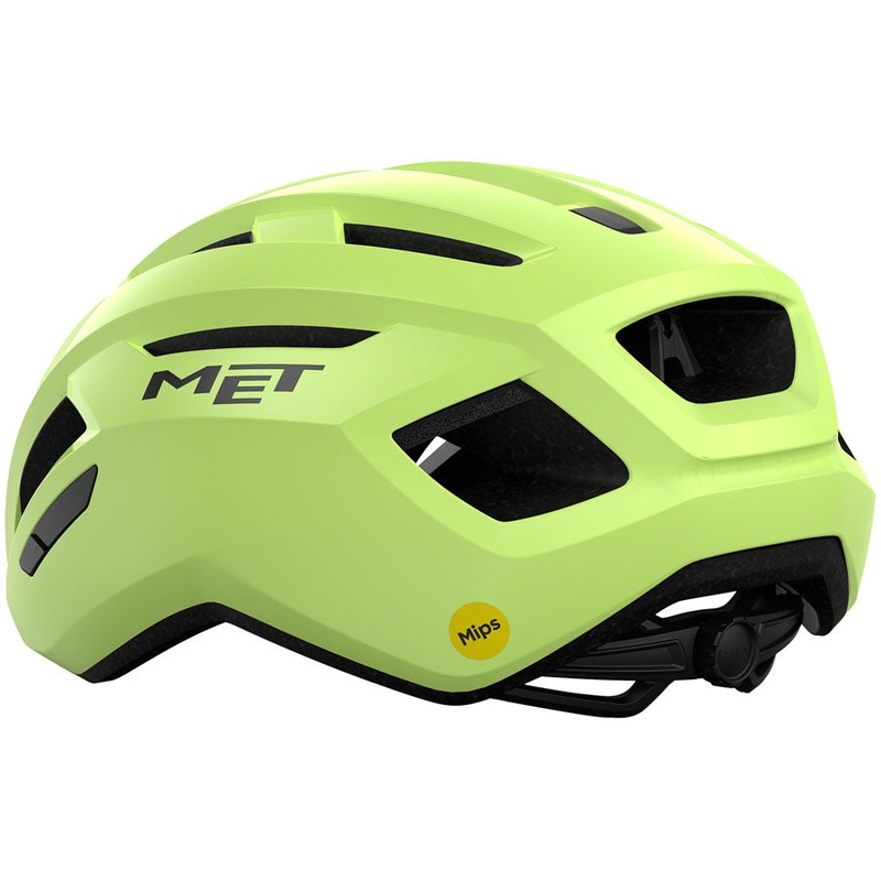 MET Vinci MIPS Helmet – Ultra Lime/Glossy Small