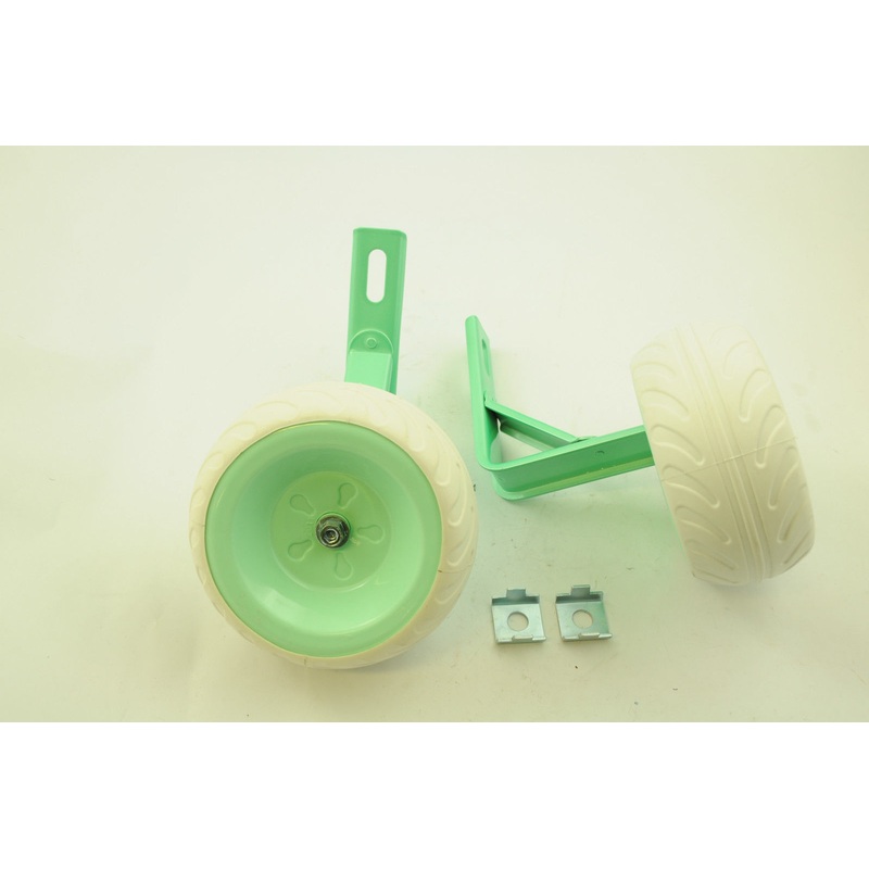 PAIR RALEIGH STABILISERS FOR MISS 14WHEEL BIKE EXTRA WIDE TRAINING WHEEL WRWM57