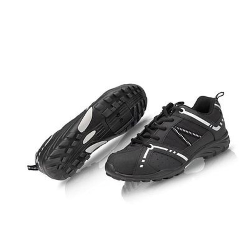 RALEIGH XLC ROAD TOURING CYCLE BIKE SHOES BLACK FLAT OR CLEATS SIZE 41 UK 7