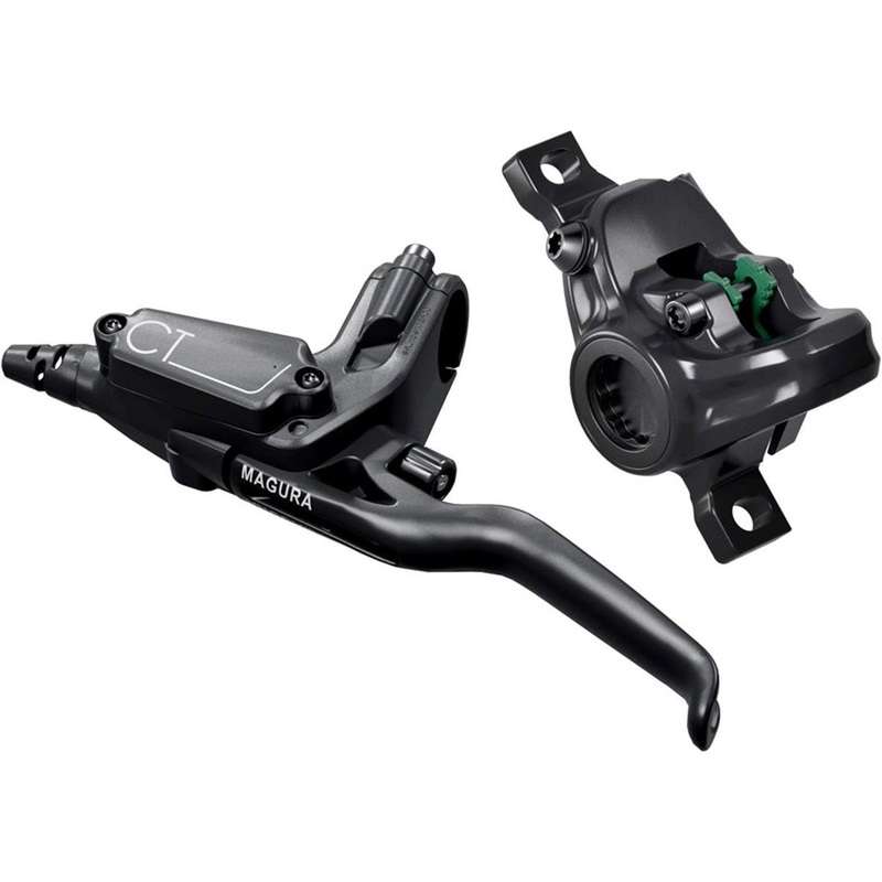 Magura CT4 Disc Brake & Lever (Black) (Hydraulic) (Post Mount) (2-Piston) (Left) (Front)