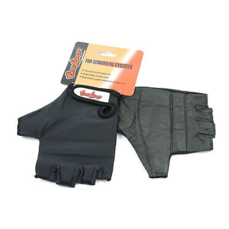 MTB-BMX TRACK MITTS LYCRA BLACK BIKE GLOVES XL TM948BXL