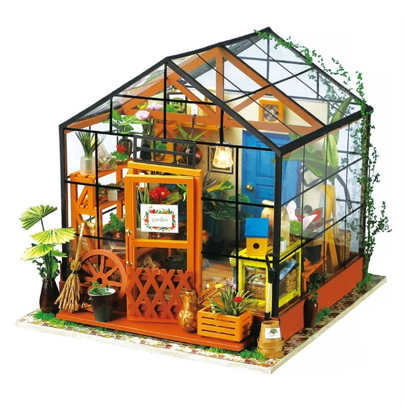Rolife Cathys Flower House DIY Miniature House 3D Puzzle DG104