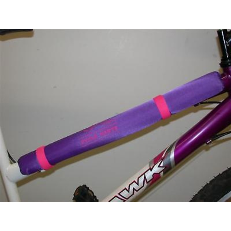 PURPLE PAD LADIES-MENS BIKE FRAME PAD PURPLE REDUCED PROTECTS BIKE & YOU