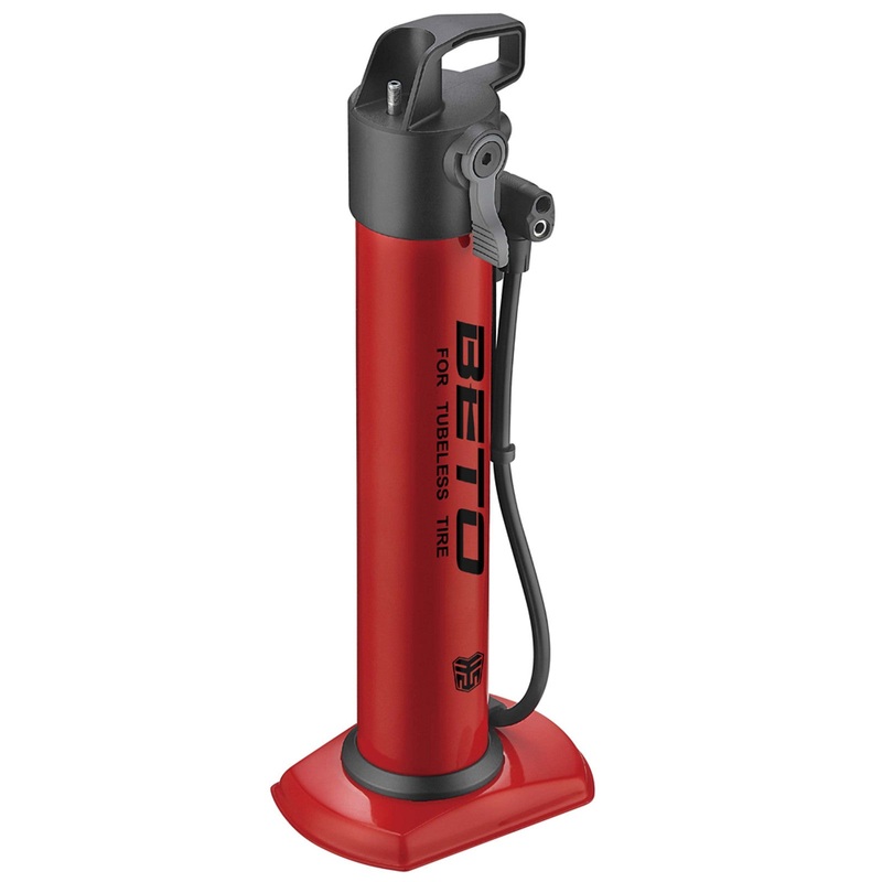 Beto JetAir Steel Tubeless Dual Head Bike Pump