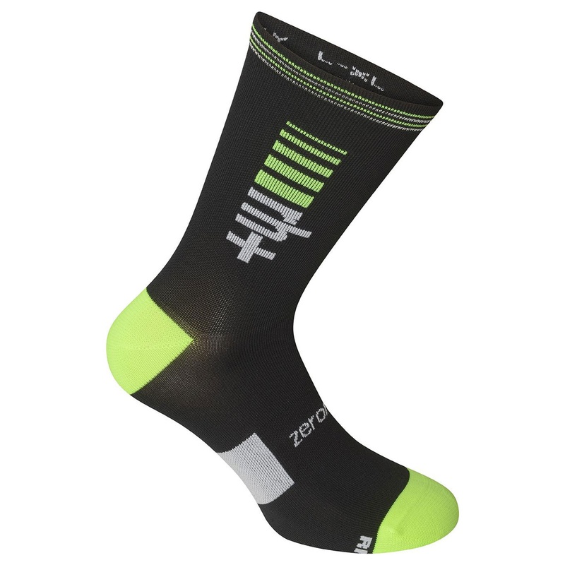 Calze Rh+ Logo 20 – Nero giallo