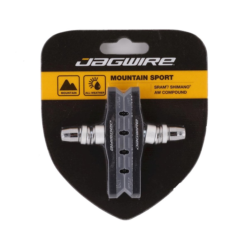 Jagwire Mountain Sport V-Brake Pads (Grey) (1 Pair)