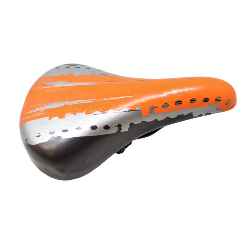 Fancy Orange Raleigh Streetz Junior Bike Seat Suit Any Bike 16 To 24 Wheel