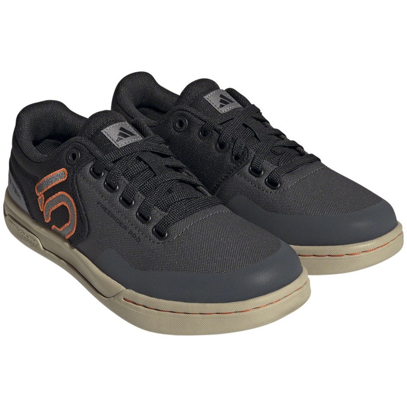 Five Ten Freerider Pro Canvas Flat Shoes – Womens Gray Six/Gray Four/Impact Orange 6.5