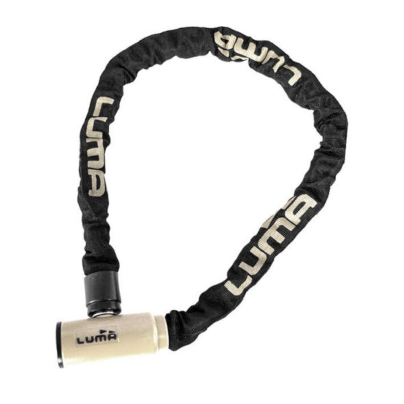 Luma Enduro 8 120cm White Bike Chain Lock