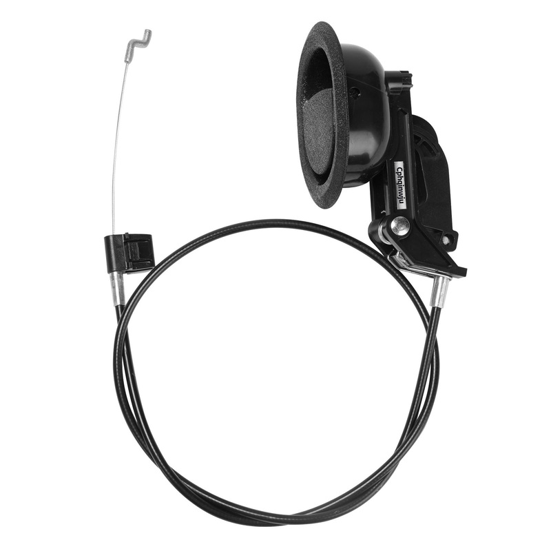 Recliner Replacement Parts Sofa Release Lever Pull Handle Couch Style Cable Universal Small Oval Black Plastic Recliner Chair Handle 3.58 by 2.97