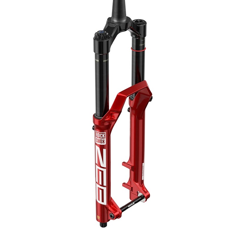 RockShox ZEB Ultimate A3 Suspension Fork 27.5” DebonAir+ W/ButterCups 160mm 1-1/8”-1.5” 15x110mm TA Rake: 44mm Red