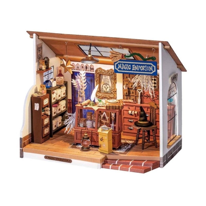 Rolife Kikis Magic Emporium DIY Miniature House Kit 3D Puzzle DG155