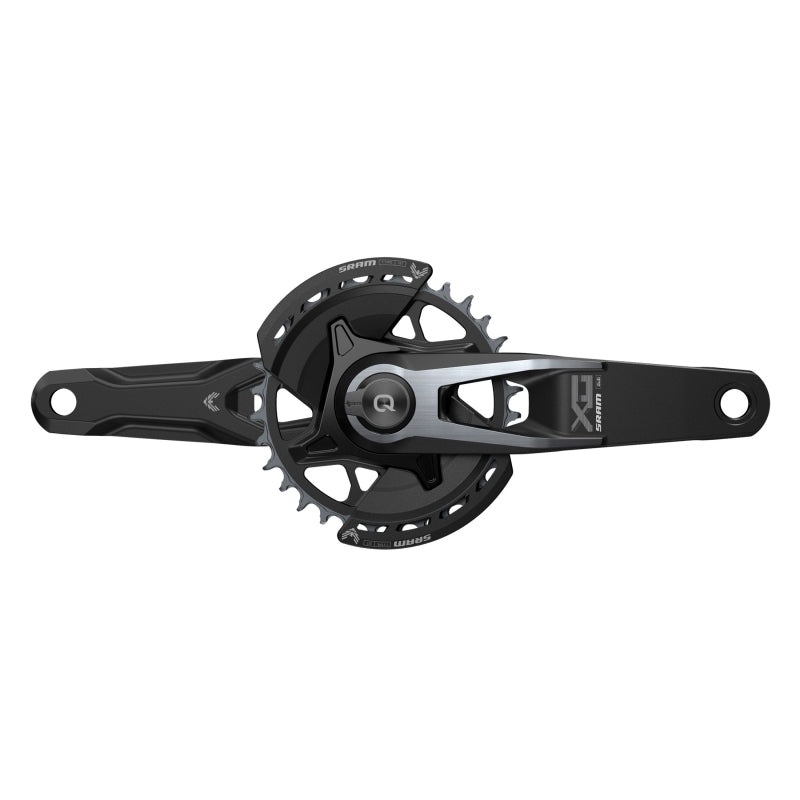 SRAM X0 Eagle T-Type AXS Power Meter Wide Crankset – 170mm 12-Speed 32t Chainring Direct Mount 2-Guards PM DUB Spindle BLK