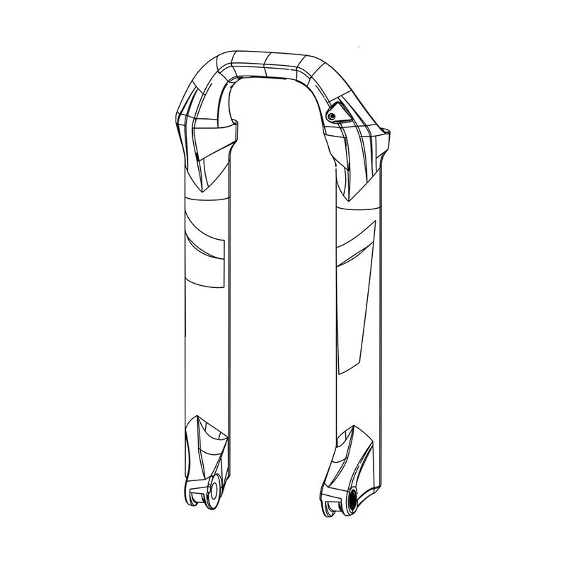 RockShox Lower Leg Lyrik B1-C1/Yari A1-B1 29/27.5+ 15 x 110 mm Boost Spacing Red