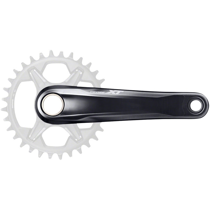 Shimano DEORE XT FC-M8130-1 Crankset – 175mm 12-Speed Direct Mount Hollowtech II Spindle Interface BLK