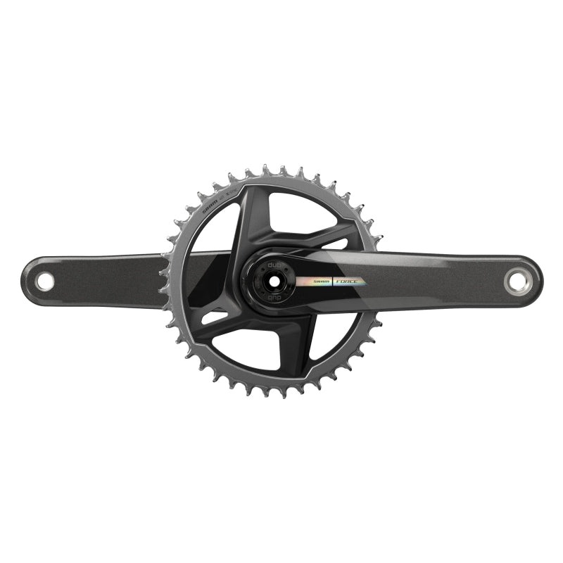 SRAM Force 1 Crankset – 175mm 12-Speed 40t Direct Mount DUB Spindle Interface Iridescent Gray D2
