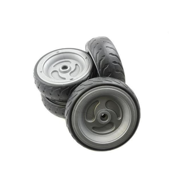 SET OF FOUR 200mm WHEELS FOR CHILDS BUGGY,GO KART TRIKE IDEAL DIY SPECIAL BUILD