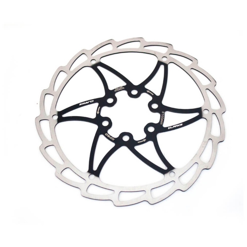 Clarks CD-06 6 Bolt Single Piece Colour Centre Bike Disc Brake Rotor