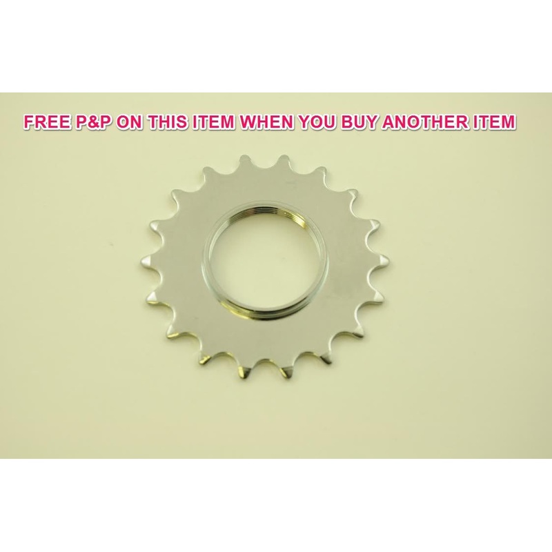 FIXIE 18 TEETH 1-8 CP SPROCKET COG FOR FIXED WHEEL BIKES & FLIP FLOP WHEELS