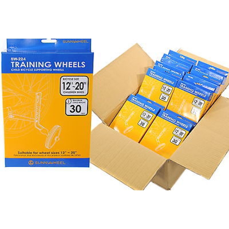 JOB LOT 20 SETS ADJUSTABLE BIKE STABILISERS 12-20 WHEEL TOP QUALITY- WHOLESALE