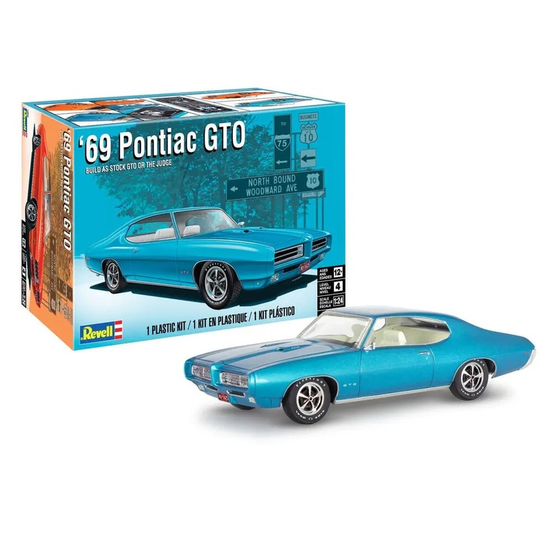 Revell ’69 Pontiac GTO The Judge 2N1 Car Model Kit 1:24
