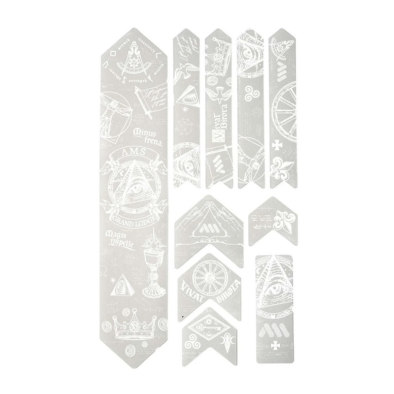 All Mountain Style Extra Honeycomb Frame Guard Opus Magna White