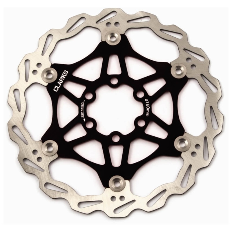 Clarks CFR-06 6 Bolt Lightweight 7075 Floating Bike Disc Brake Rotor