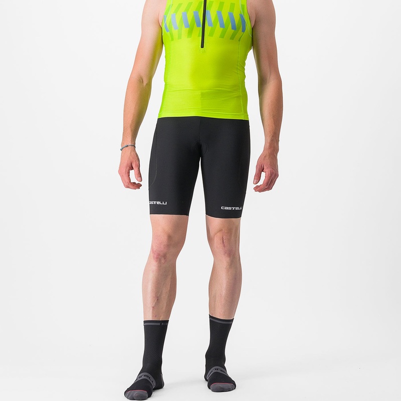 Pantaloncini Castelli Ride Run – Nero