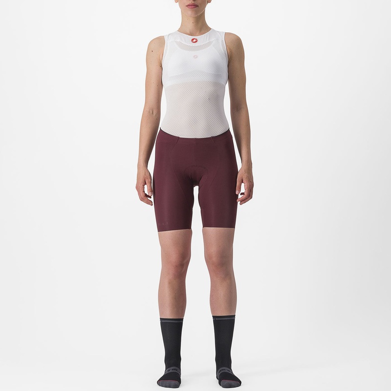 Pantaloncini donna Castelli Free Aero RC – Bordeaux