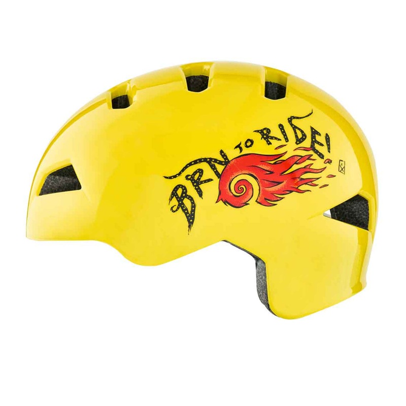 Casco bambino BRN Fiamma – Giallo
