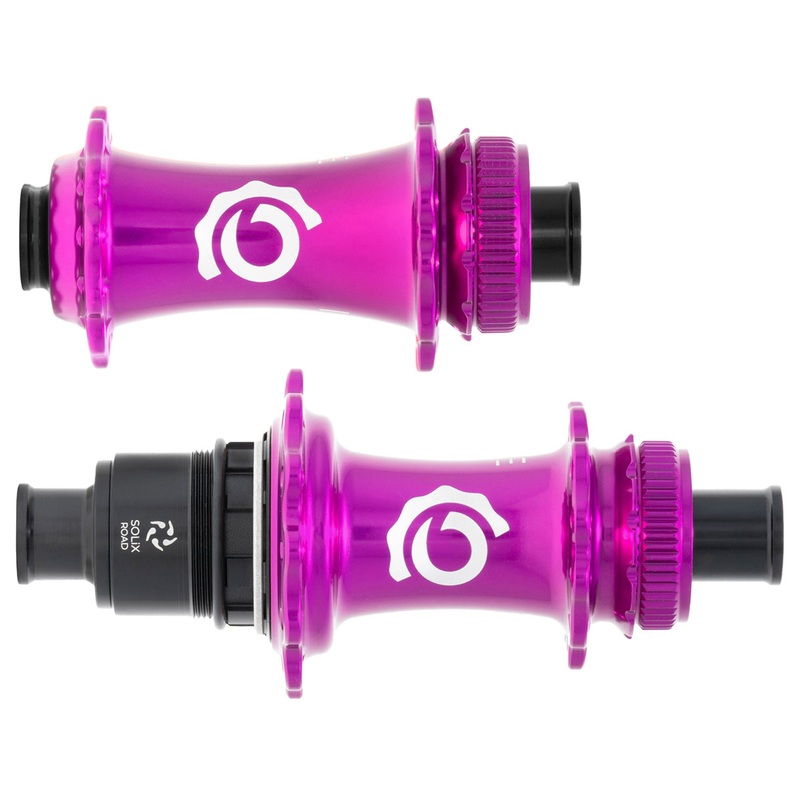 Industry Nine Solix CL Disc Hubs 12×100/142 TA 28h HG11 Purple