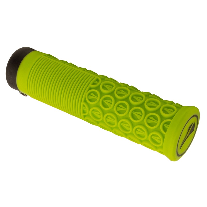 SDG Thrice 31 Lock-On MTB Grips – Neon Green