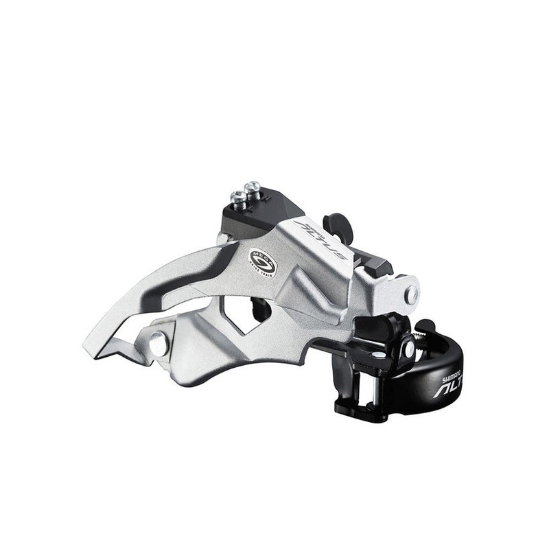 Front Derailleur, FD-M370, Altus, Top-Swing Dual-Pull, for Rear 9-Speed, Band