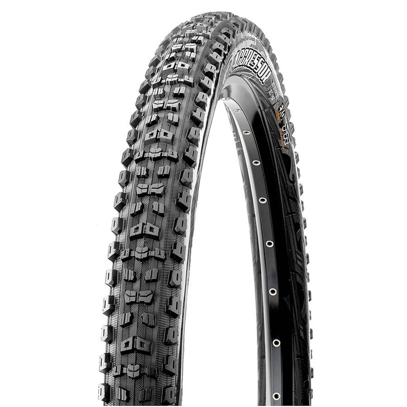 Maxxis Aggressor Tire – 29 x 2.3 Tubeless Folding Black Dual DD