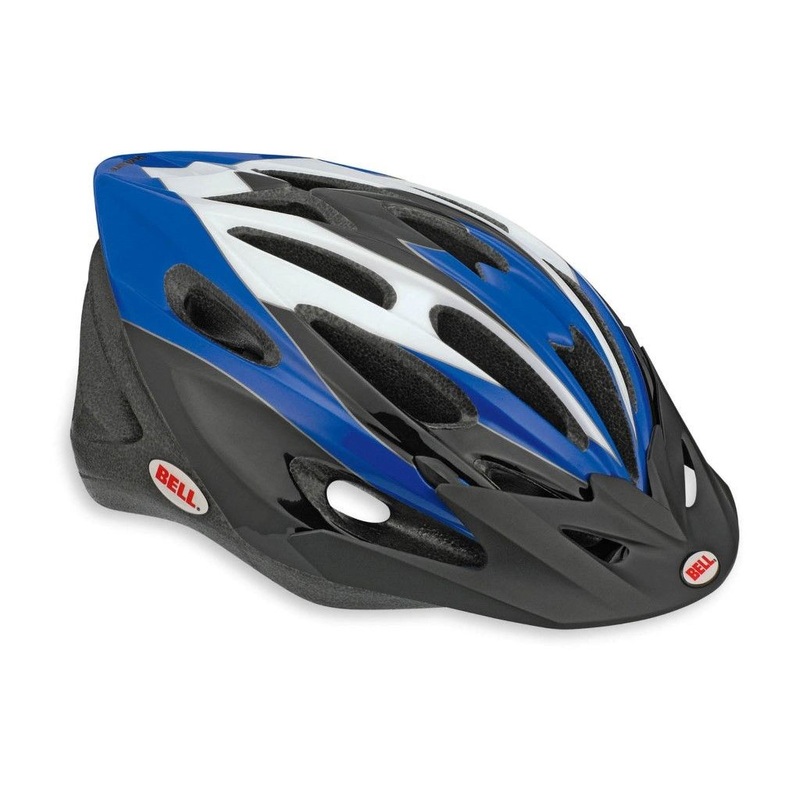 BELL VENTURE IN-MOLD CYCLE BIKE HELMET 54 – 61cm BLUE WHITE BLACK 50% OFF