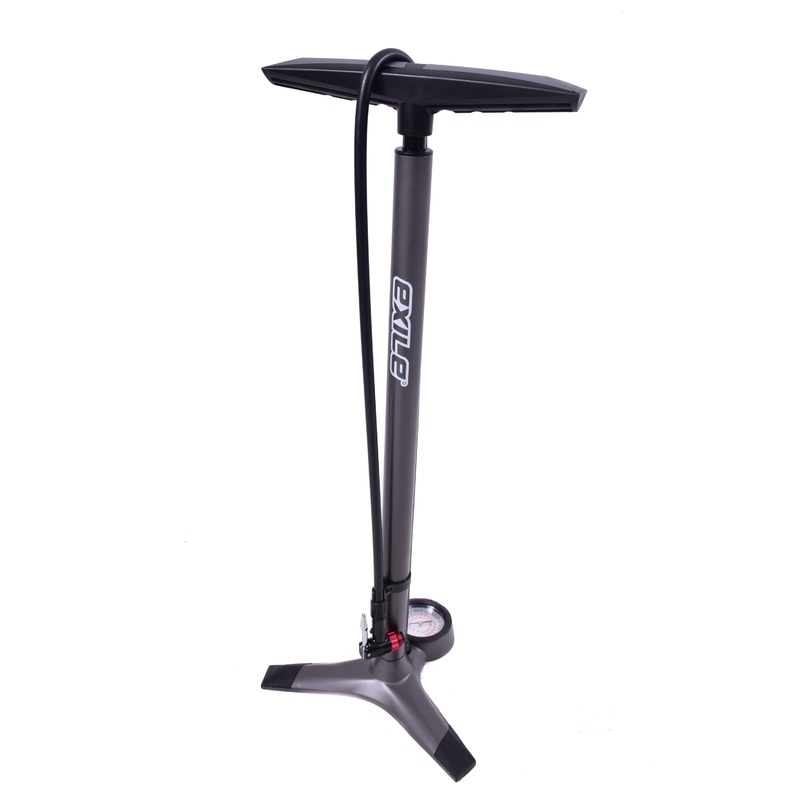 CLAUD BUTLER EXILE BIKE TYRE FLOOR TRACK + GAUGE PUMP ALLOY 200 PSI HIGH PRESSURE