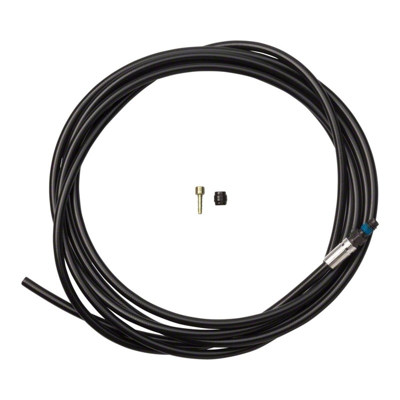 Magura Brake Hose (Black) (2500mm) (MT2/Marta/Louise) (0-Degree Pressed Fitting)