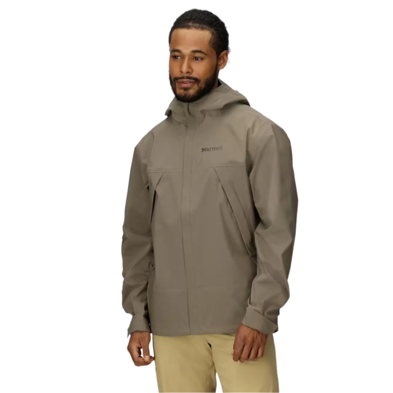 PreCip Eco Pro Jacket – Men’s|Claystone|Black|Sumac|Thunderhead|Small|Medium|Large|X-Large|XX-Large