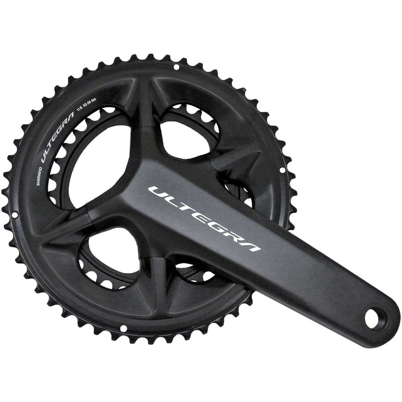 Shimano Ultegra FC-08 Crankset – 165mm 11-Speed 52/36t 110 Asymmetric BCD Hollowtech II Spindle Interface BLK