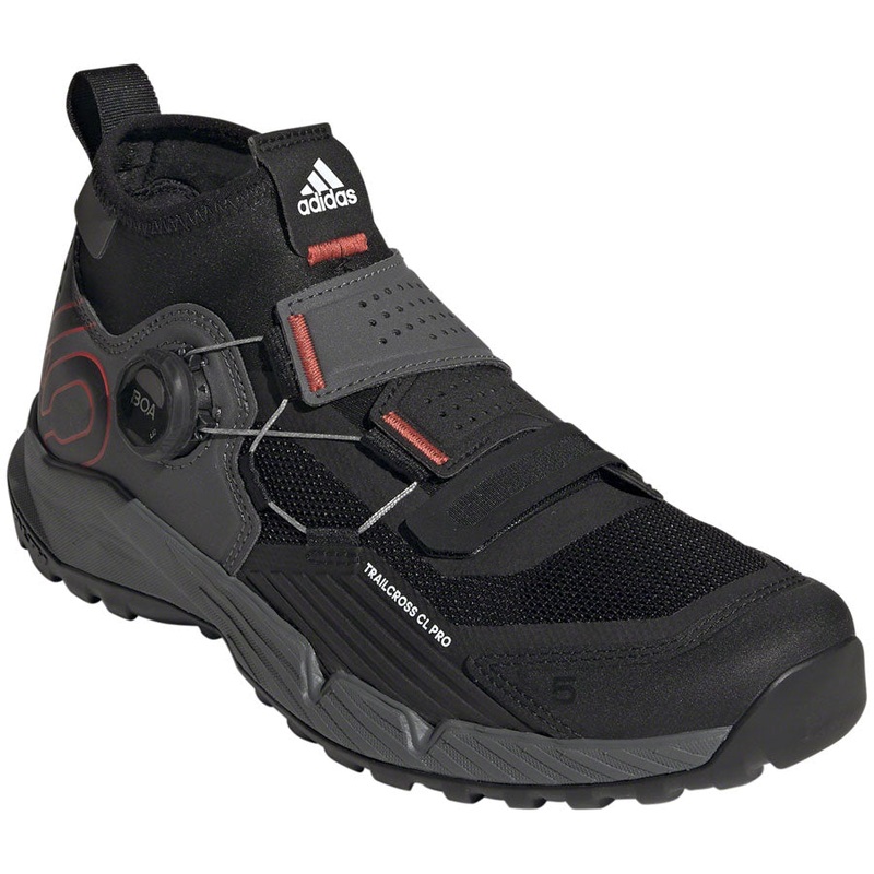 Five Ten Trailcross Pro Mountain Clipless Shoes – Womens Gray/Black/Red 7.5