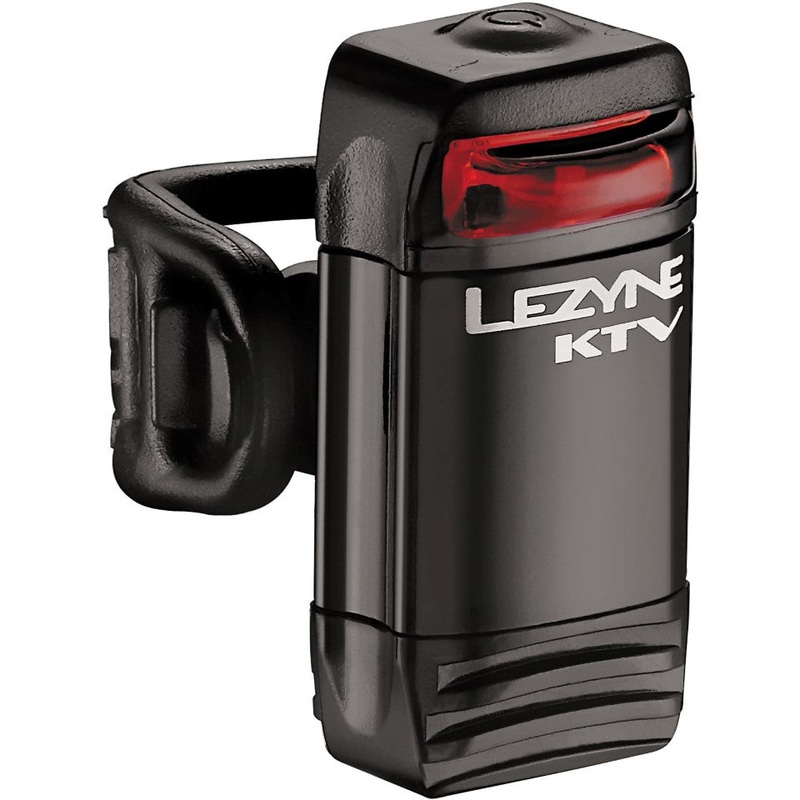 Lezyne KTV Drive Clip-On Rear Bike Light – USB Rechargeable Black