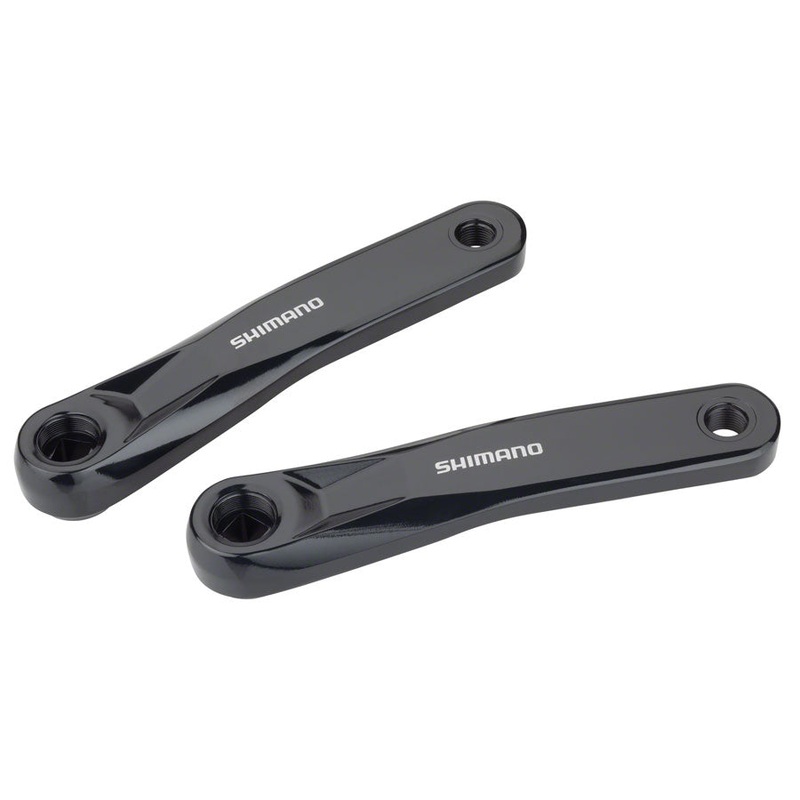 Shimano STEPS FC-E5010 Ebike Crank Arm Set – 175mm Square Taper JIS Spindle Interface BLK