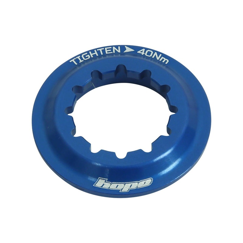Hope Centerlock Rotor Disc Lockring (Blue) (Internal Spline)