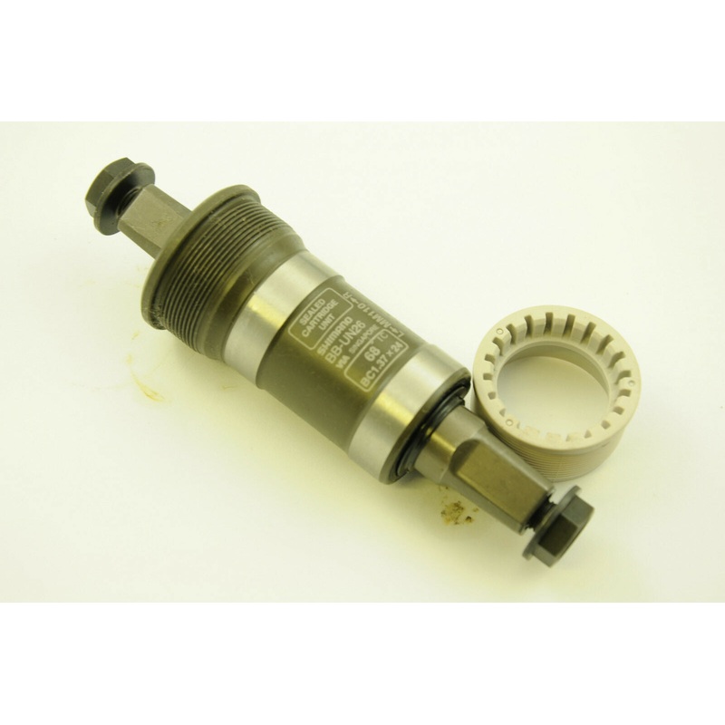SHIMANO BB-UN26 BOTTOM BRACKET SQUARE TAPER AXLE 123mm 68mm SEALED CASSETTE